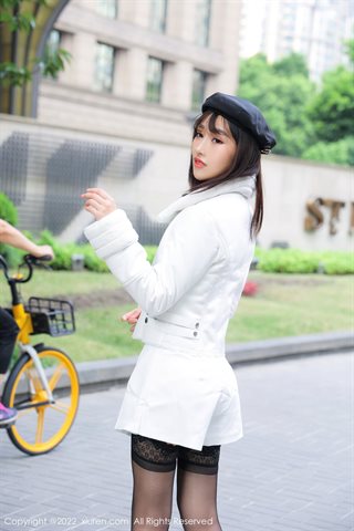 [XiuRen] No.4518 西门小玉 White suit black underwear with black silk - 0004.jpg
