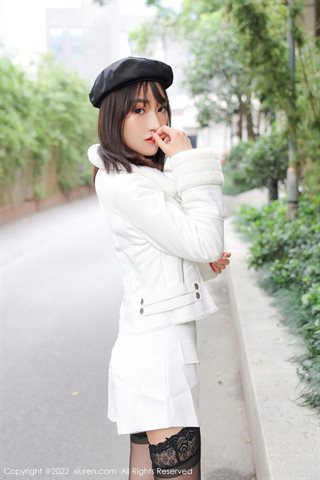 [XiuRen] No.4518 西门小玉 White suit black underwear with black silk - 0008.jpg