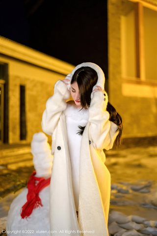 [XiuRen] No.4578 诗诗kiki roupa interior de renda branca com meias brancas - 0025.jpg