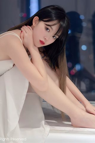 [XiuRen秀人网] No.4611 奶瓶 Unterkleid aus weißem Tüll - 0023.jpg