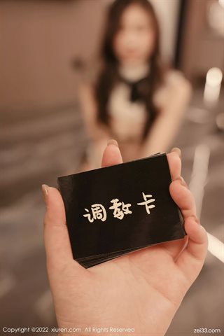 [XiuRen秀人网] No.4650 尹甜甜 traje de sirvienta negra - 0001.jpg