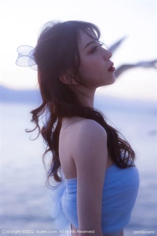 [XiuRen秀人网] No.4888 tina_甜仔 Синее платье с белым платьем - 0016.jpg