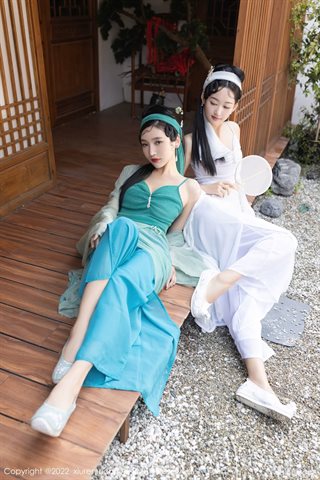 [XiuRen秀人网] No.4952 唐安琪陆萱萱 modelos de trajes de colección - 0005.jpg