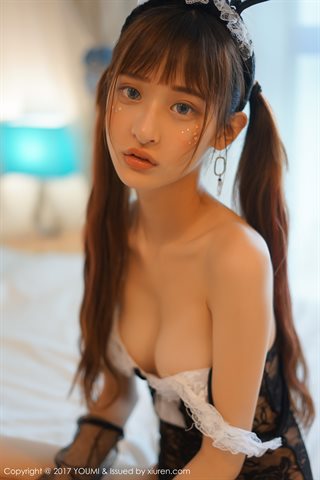 [YouMi尤蜜荟] 2017.06.22 Vol.051 little贝壳Bikini lapin en dentelle de femme de chambre - 0056.jpg